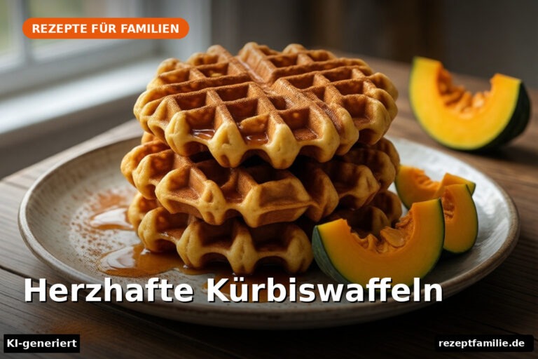 Herzhafte Kürbiswaffeln