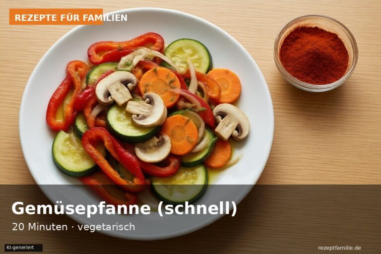 Gemüsepfanne (schnell)