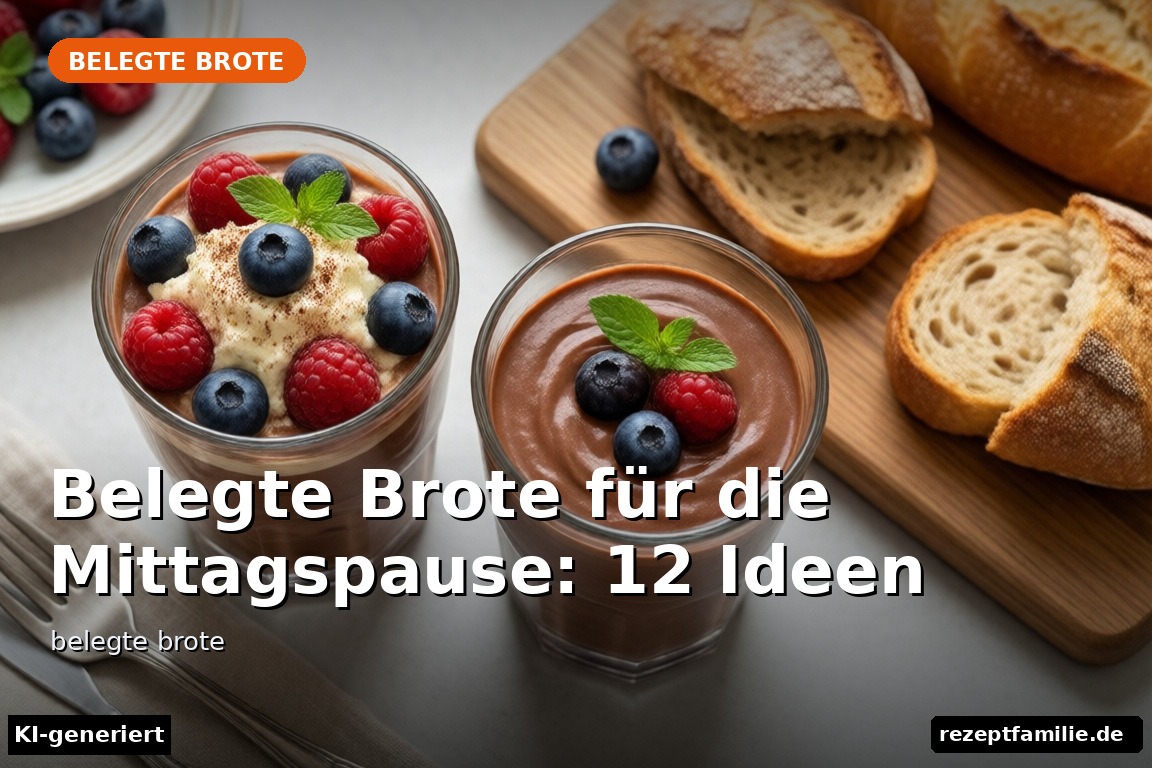 Belegte brote - Belegte Brote für die Mittagspause: 12 Ideen